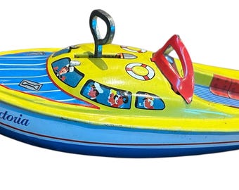 Bateau électrique Jouet à Piles – Fonctionne Sur L’eau – Design Tronçonneuse Réaliste – Couleurs Assorties – Idéal Piscine Et Mer