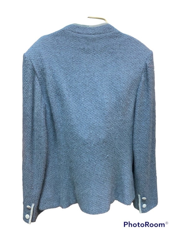 80〜90s made in Italy wool×mohair jacket 80〜90s made in Italy wool×mohair jacket 80s Vintage Pure Wool Sky