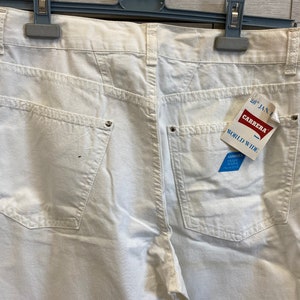Carrera White Vintage 80s Deadstock Lightweight Jeans Made in Italy