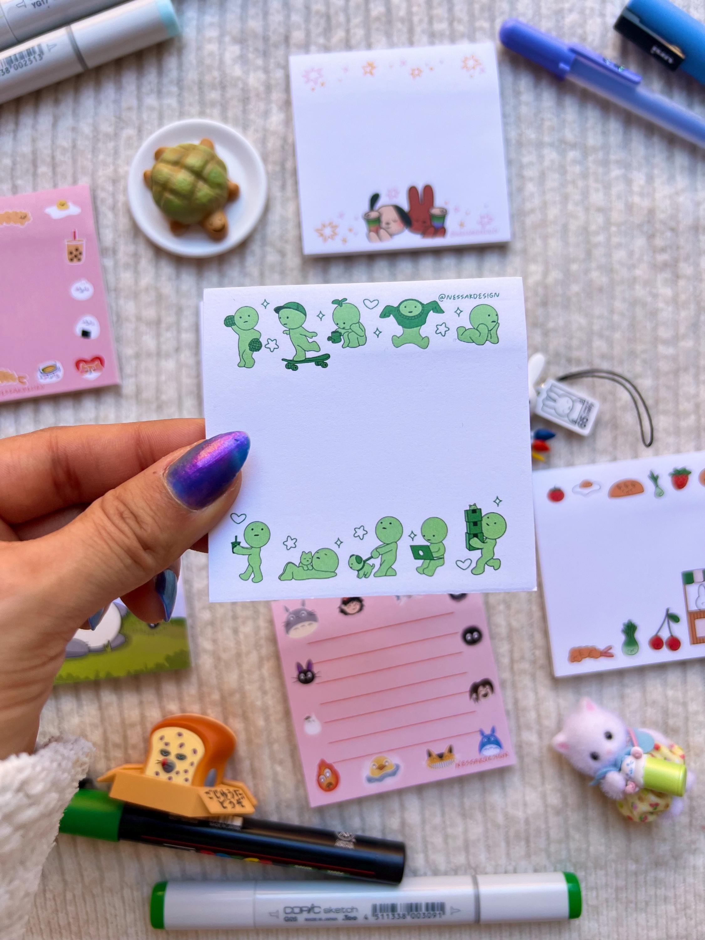 Stuck Note Pads Cute Sticky Note Pads - Etsy