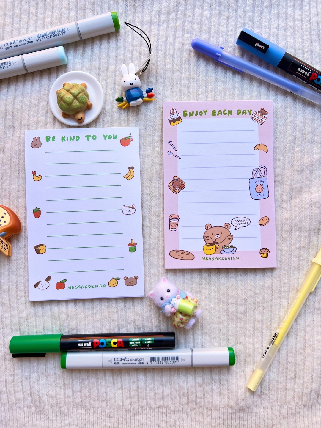 Cute Note Pad 4x6 - Etsy