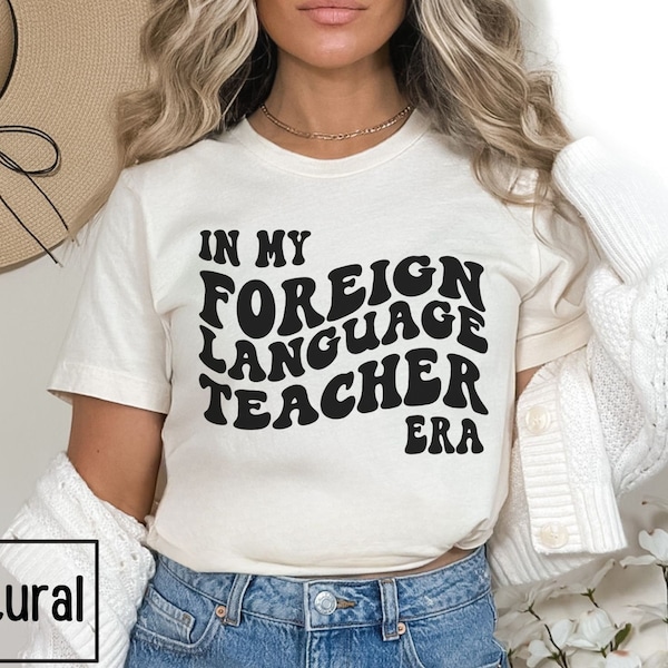 Foreign Language Teacher Shirt, Language Teacher Gift, Retro Foreign Language Teacher Era Shirt, Retro Foreign Language Teacher Shirt