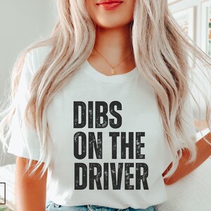 Dibs On The Driver Shirt, Personalized Racing Shirt, Custom Race Wife Shirt, Race Girlfriend, Racing Season Tee, Name on Back, Dirt Track