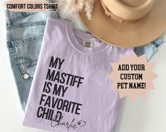 Custom Mastiff Lover English Mastiff Shirt Mastiff Dog Shirt Gift for Dog Mom Owner Mastiff Dog Mama Mastiff Dog Gift Bullmastiff Dog Shirt
