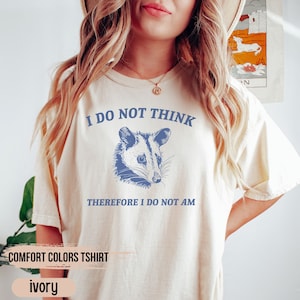 Funny Possum Shirt, Weirdcore Shirt, Retro Cartoon T Shirt, Weird T Shirt, Meme T Shirt, Trash Panda T Shirt, Raccoon Meme Shirt, Possum Tee