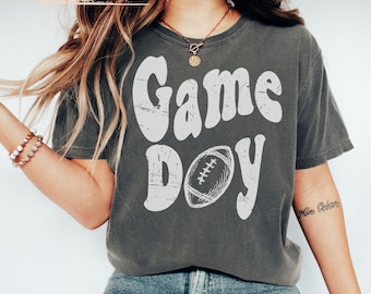 Football Season Game Day Shirt Football Mom Shirt Football Fall Season Tee Sports Mom Tee Game Day Shirt Gift for Mom Shirt Women Football