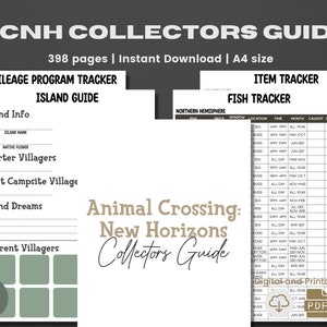 ACNH Collectors Guide | ACNH Checklist | ACNH Catalog | Bug Planner | Diy Recipe | Printable Guide | Checklist Book | Furniture List