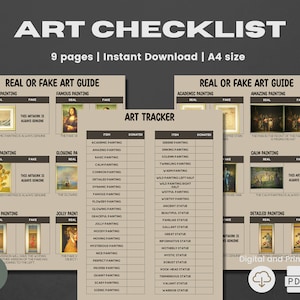 ACNH Art Checklist | 2.0 Update | Art Catalog | Art PDF | Painting List | Statue List | Art Planner | Art List | Art Guide | Art Tracker