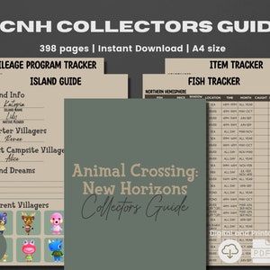 ACNH Collector's Guide | ACNH Checkliste | ACNH Katalog | Käfer Planer | Diy Rezept | Druckbare Anleitung | Checklistenbuch | Möbelliste
