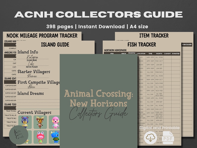 ACNH Collector's Guide ACNH Checklist ACNH Catalog Bug Planner
