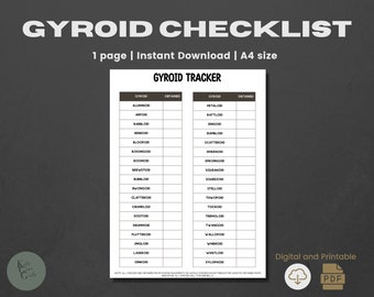 ACNH Gyroid Checklist | 2.0 Update | Gyroid Planner | Gyroid List | Gyroid Guide | Gyroid PDF | Gyroid Tracker | Gyroid Catalog