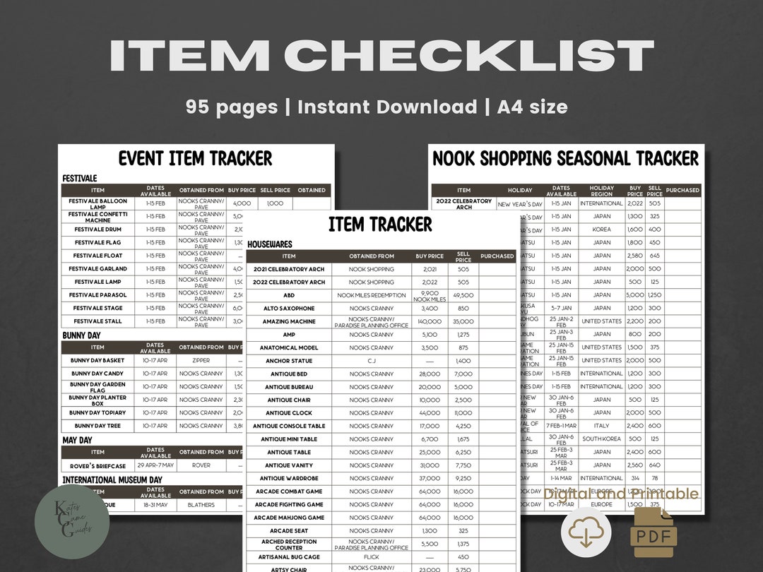 ACNH Item List 2.0 Update Furniture Set Item Catalog Furniture