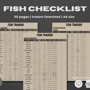 ACNH Fish Checklist | 2.0 Update | Fish Planner | Fish Catalog | Fish ...