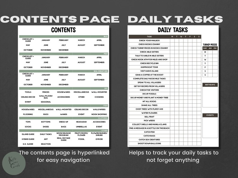 ACNH Collectors Guide ACNH Checklist ACNH Catalog Bug Planner Diy