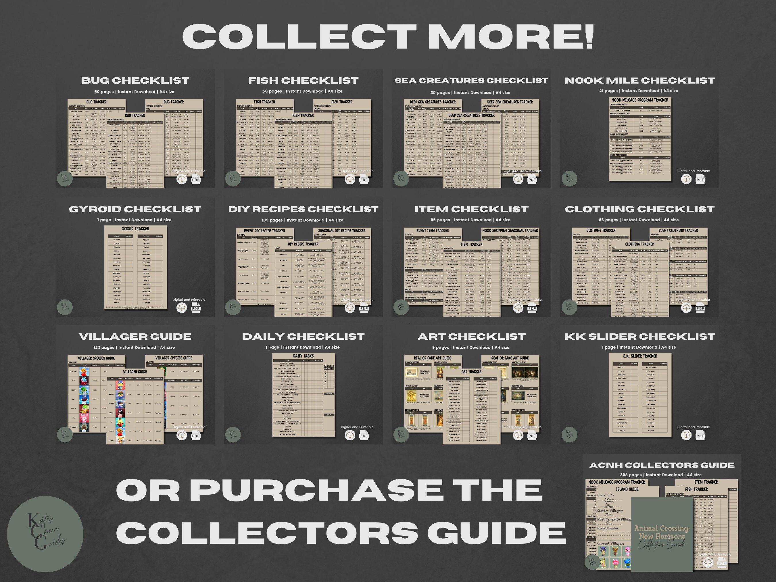 ACNH Fossil Checklist 2.0 Update Fossil Guide Fossil Planner Fossil