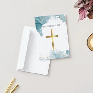 Christian Baptism Cards