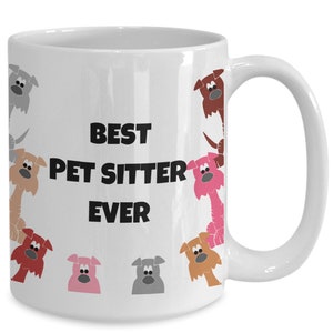 Meilleur cadeau de gardien d&#39;animaux, tasse de gardien de chien
