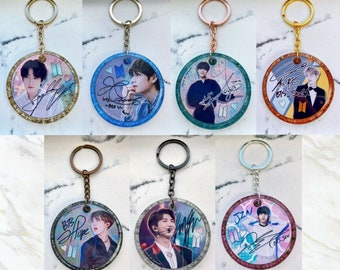 BTS Keychains: Signature Series (RM Jin Suga J-hope Jimin V