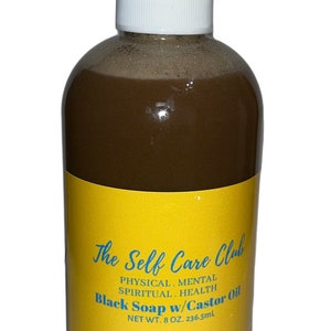 Black Soap w/Castor Oil