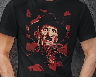 Freddy Krueger Portrait T-Shirt: 80s Horror Movie Tee