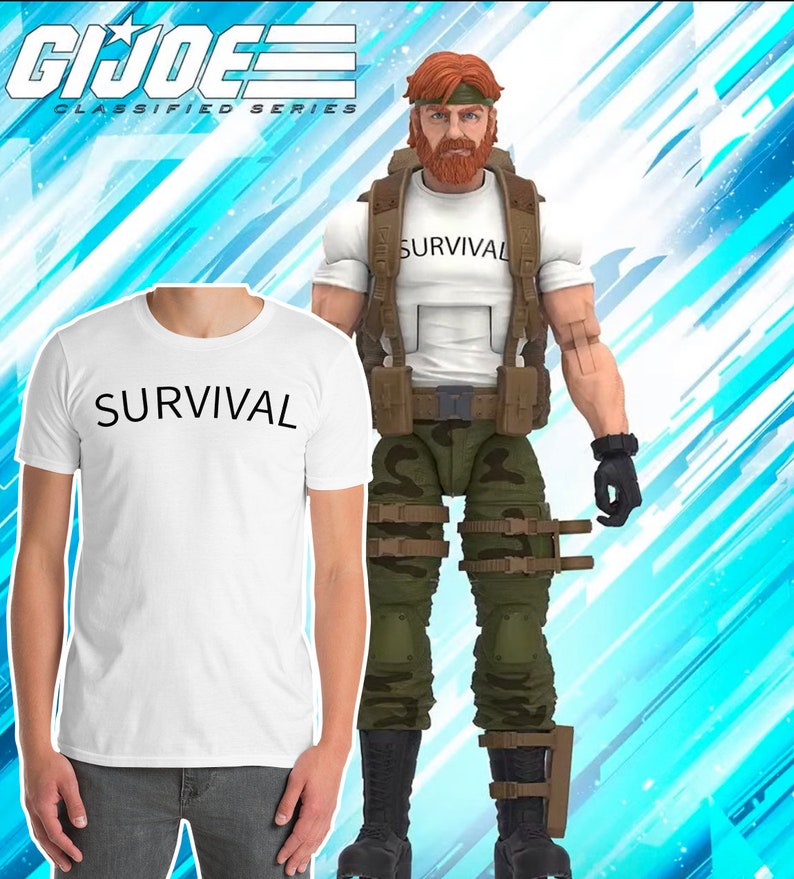Survival Shirt G.I. Joe Vintage & Classified Outback Shirt Etsy