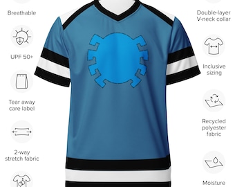 Spider-Man Inspired Jersey: Recycled Polyester, Moisture-Wicking