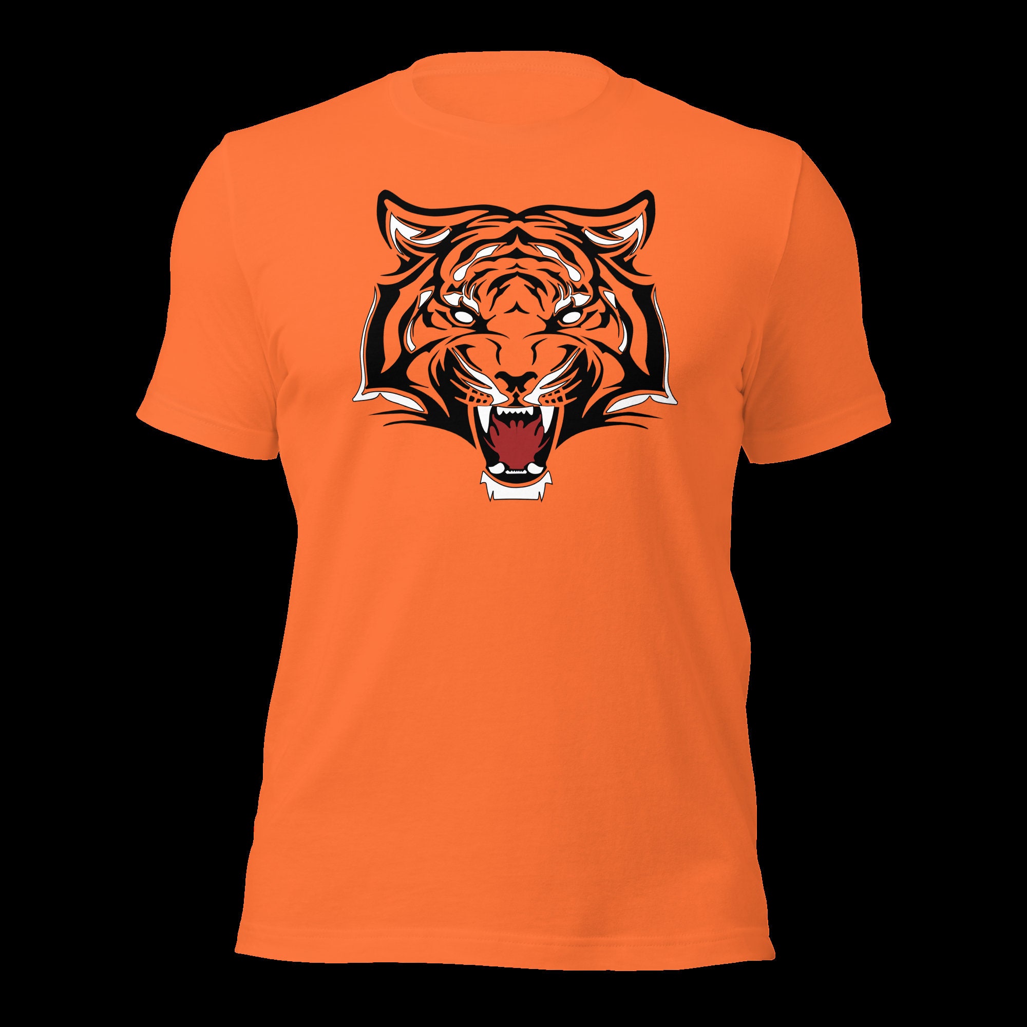 Orange Tiger Tshirt - Etsy