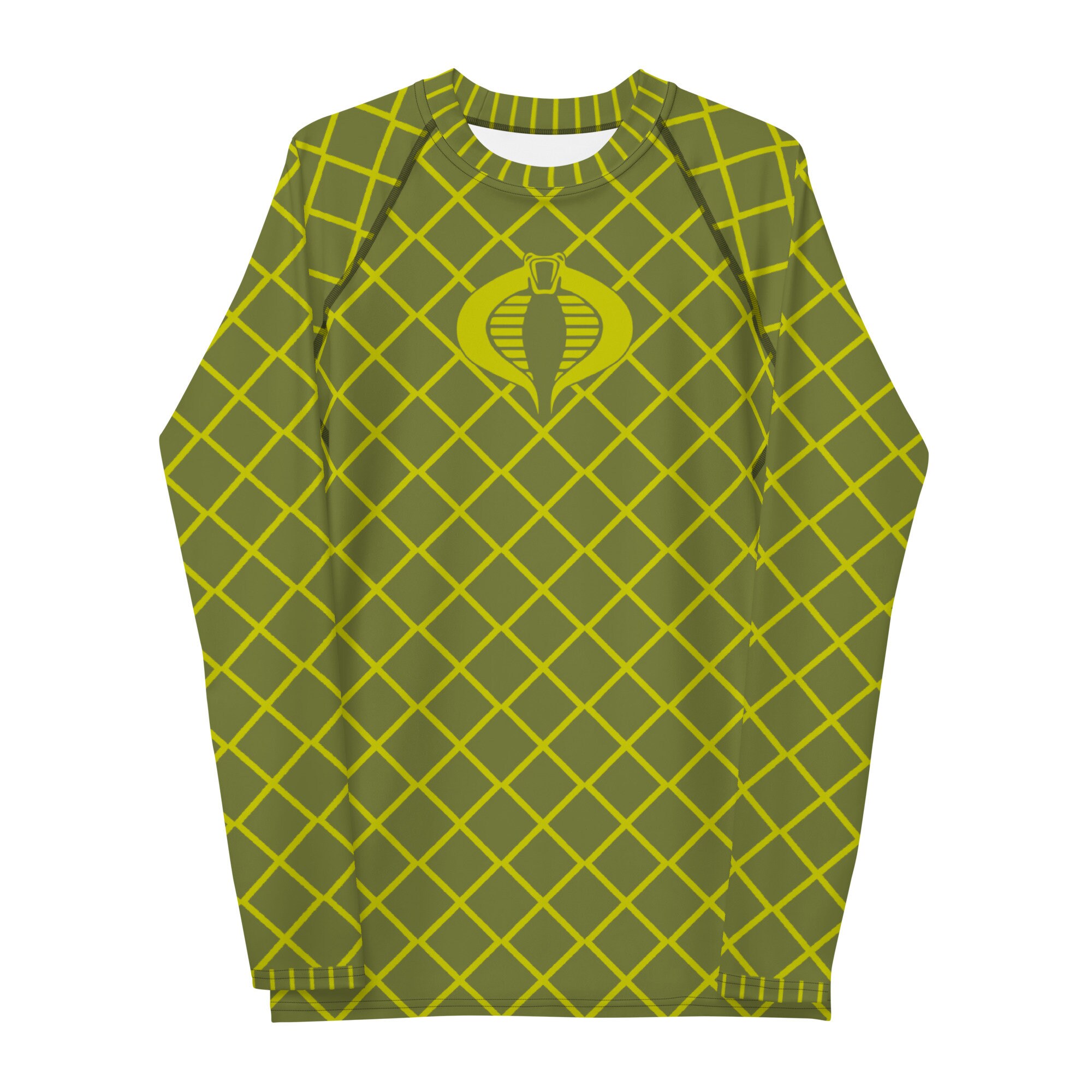 Cobra Python Patrol Men's Rash Guard Green/yellow - Etsy