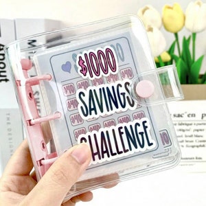 1000 Savings Challenge Binder, Budget Binder, A6 Budget Binder, Money Savings, Cash Stuffing, Cash Stuffing Envelopes, Money savings