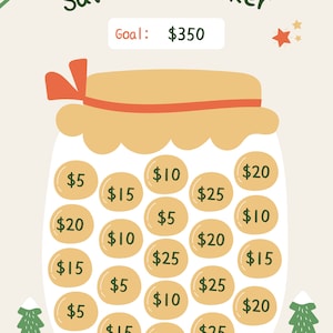Savings Tracker, 350 Savings Tracker, Saving Printable, Saving Printable Tracker, Download Savings, Budget Planner, Budget Tracker,