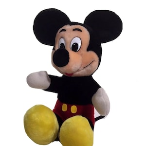 Vintage Mickey Mouse Plush from Walt Disney Productions - Disneyland Parks Korea 10 inches