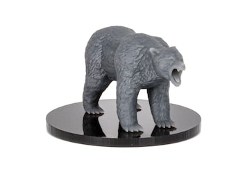 Bear DnD Miniature, Beast DnD Miniature, Druid Wild Shape DnD Miniature, Grizzly Bear Familiar, Large DnD Ranger Companion Miniature