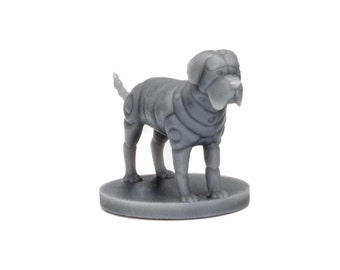 Dog Steel Defender Miniature, Artificer Battle Smith Construct Mini, Artificer Steel Defender Dog, Robot Dog Mini, Fantasy Construct Mini