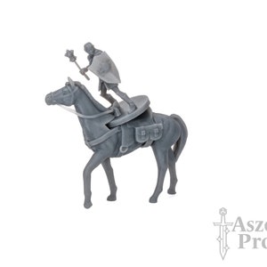 Riding Combat Horse Mounts (Set of 5) w/ Miniature Slot, DnD Mini Mount Stand, DnD Horse Miniature, Miniature Mount, DnD Riding Horse, Mount