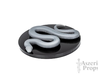 Snake DnD Miniature, Large Constrictor Snake Mini, Beast DnD Miniature, Giant Snake Mini, Poisonous Snake, DnD Snake, Python Miniature