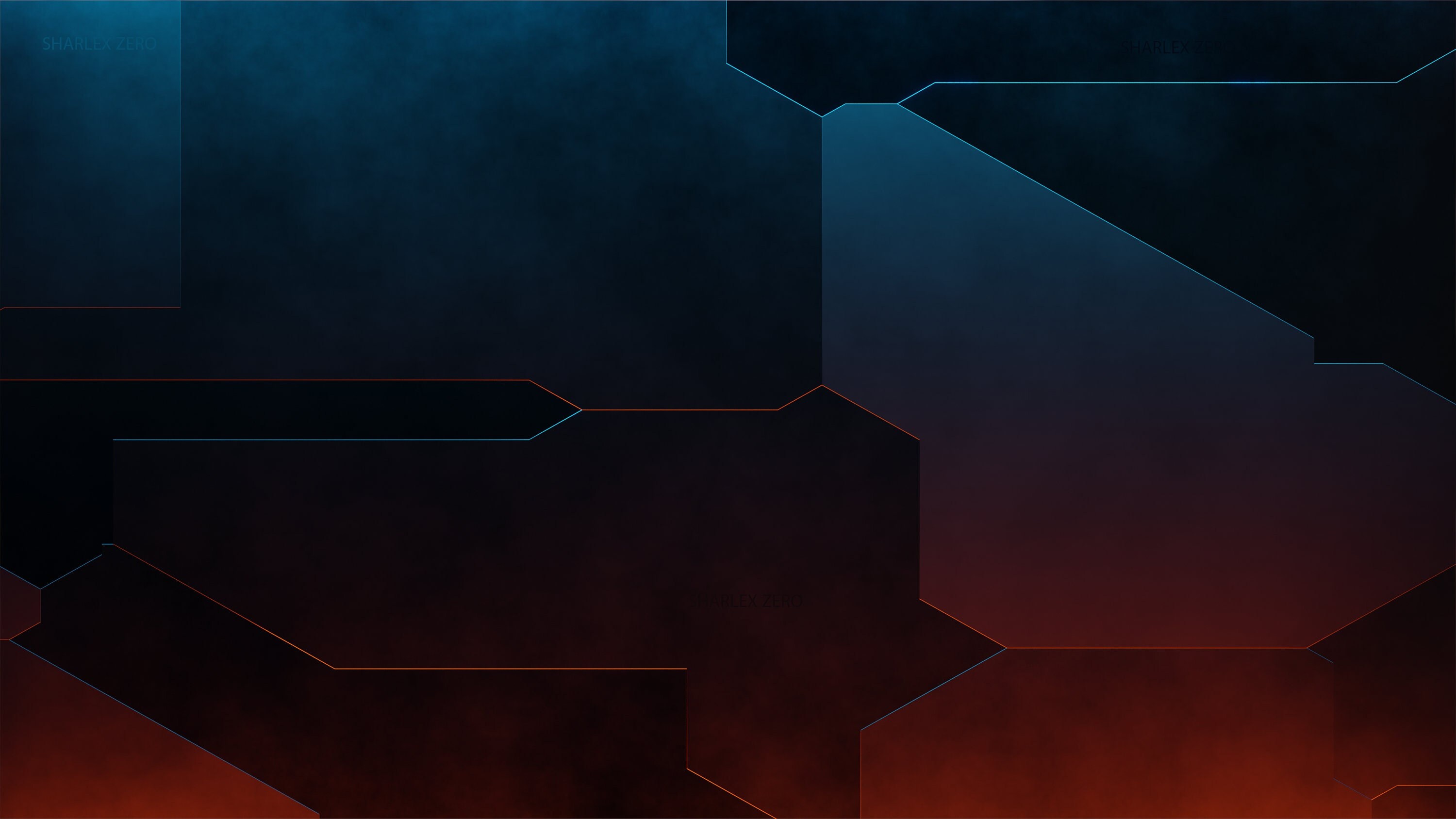 Wallpaper Blue Orange Blue Wallpaper Orange Wallpaper Etsy