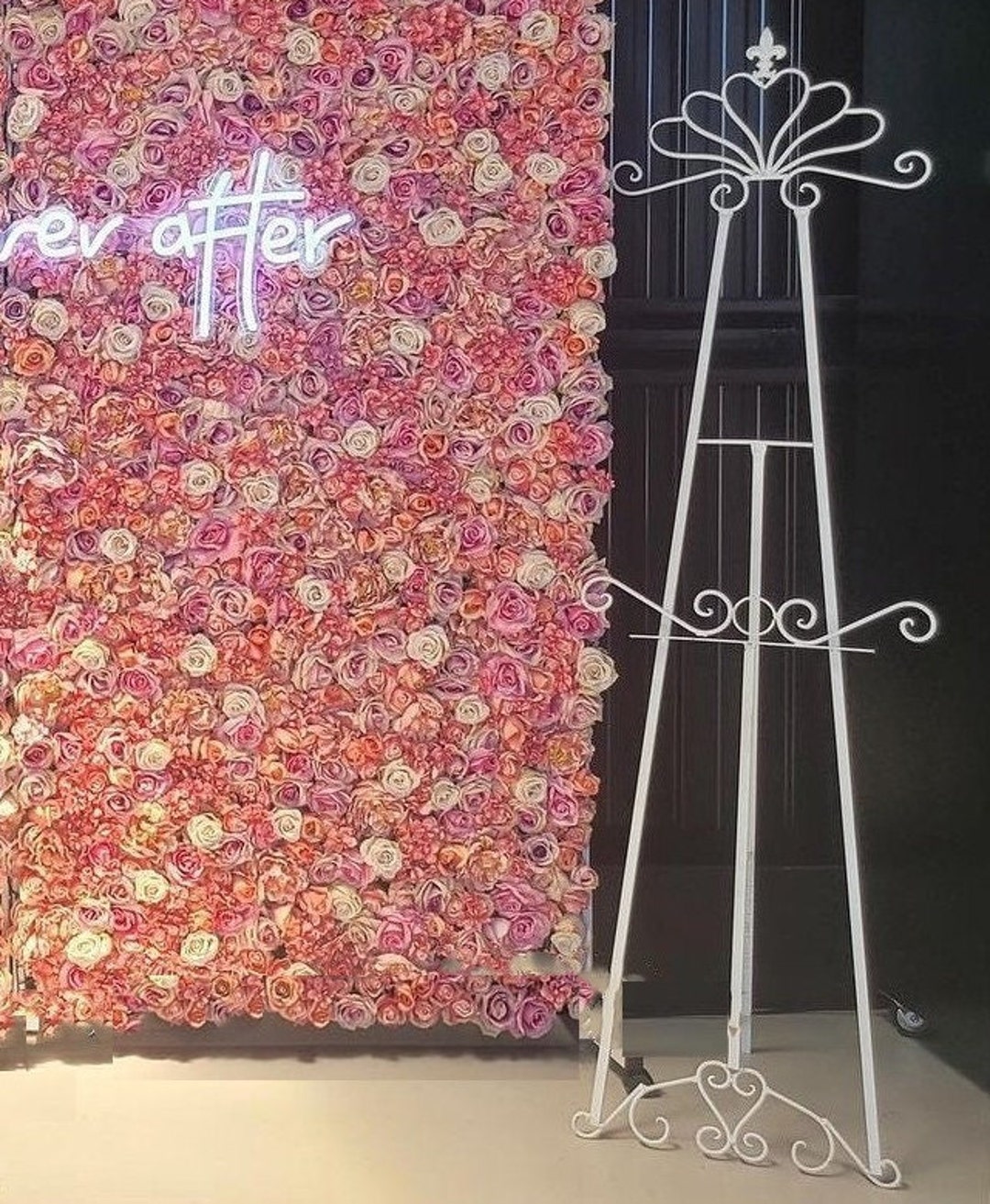 White Art Easel Display Stand Metal Easel Stand Sign Frame Etsy Australia