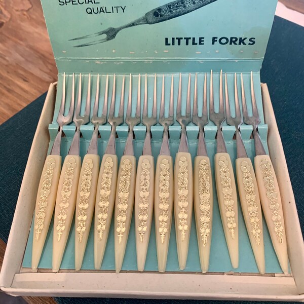 Appetizer Forks Etsy