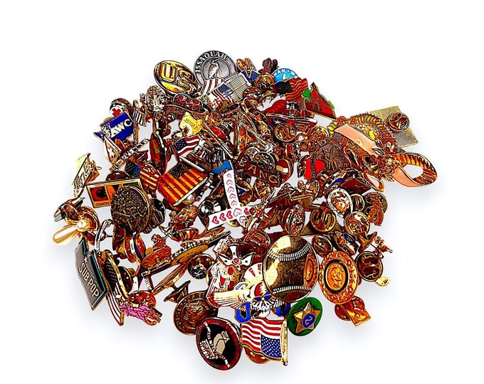 Modern Pin Collector's Pin Lot: Vintage & Modern Pins for Hats, Backpacks - 10 ...