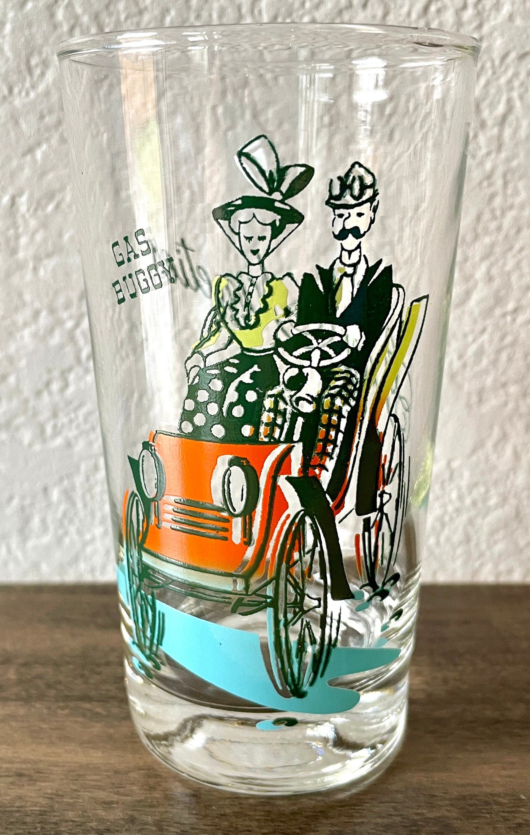 Drinking Glasses Vintage Anchor Hocking Barware Auto and Bike