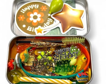 Tiny Treasures Travel Set - Unique Birthday Miniature Trinket Gift