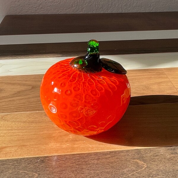 Blown Glass Fruit Etsy