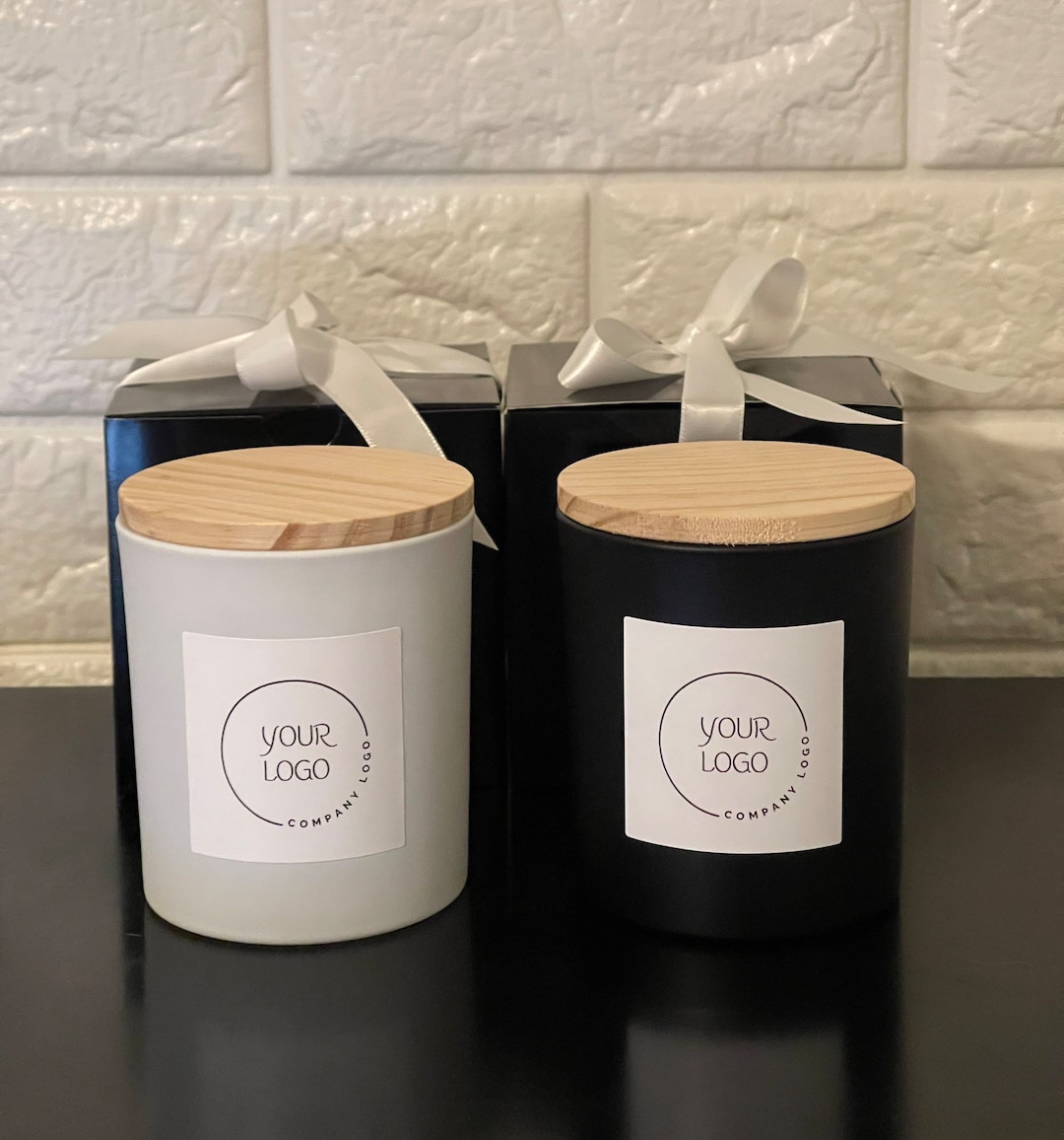 Wholesale Candles, Bulk Custom Candles, Company Logo, Employee