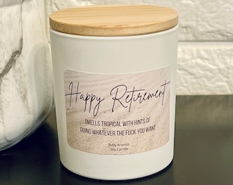 Retirement Candle Funny