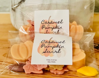 Caramel Pumpkin Wax Melts, Fall Scented Wax