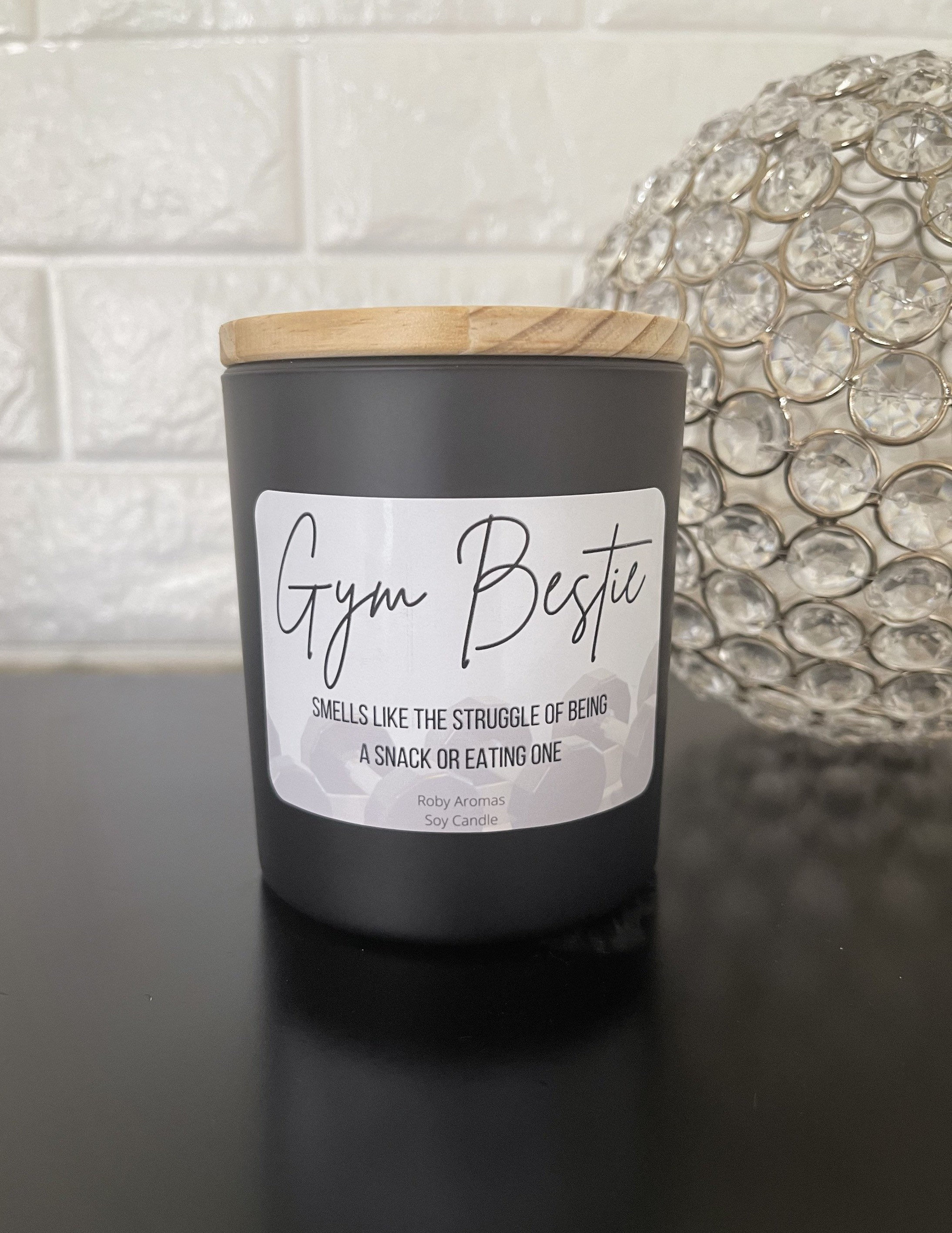 Gym Bestie Candle Workout Partner Candle Etsy