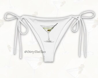 Schmutzige Martini String Bikinihose