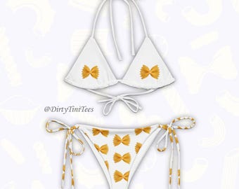 Fliege Pasta Bikini: Sommer Urlaub Junggesellinnenabschied