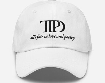 TTPD Cappello ricamato del dipartimento dei poeti torturati Tutto è lecito in amore e poesia