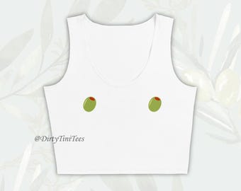 Martini Mar(tini) Nips Crop Tank